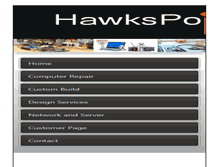 Tablet Screenshot of hawkspoint.com
